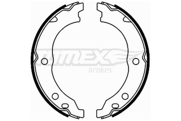 Sada brzdových čelistí TOMEX Brakes